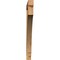 Ekena Millwork Imperial Block Rough Sawn Bracket, Western Red Cedar, 4"W x 48"D x 48"H BKT04X48X48IMP05RWR - alternate 3